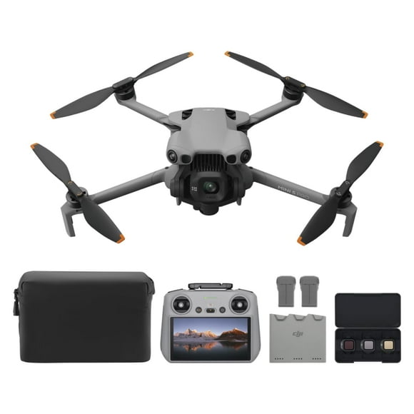Pack DJI Mini 5 Pro Vuela Más con DJI RC 2, Dron con cámara, CMOS de 1 pulgada, Dron 4K para principiantes con detección de obstáculos omnidireccional, ActiveTrack 360°, 3 baterías