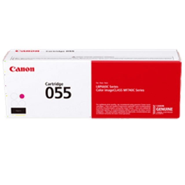 Canon 3014C001 (055) Cartouche de Toner Laser Magenta Originale Sans Puce pour Canon ImageClass MF743cdw