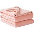 thumbnail image 1 of Throw Blanket Pink - Versatile Soft Warm King Size Blanket Fluffy Extra Large, 1 of 7