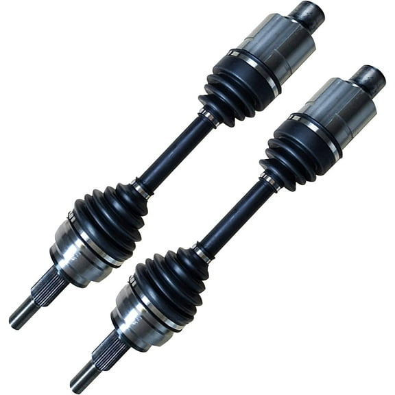 Detroit Axle - 2pc 4WD Front CV Axles for 2006-2010 Dodge Ram 1500, 2011 Ram 1500, 2 CV Axle Shafts Assembly Set Replacement