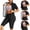 Silver a2, variant on Womens Sauna Suit Hot Sweat Body Shaper Jacket Waist Trainer Long Sleeve Zipper Shirt Workout Top