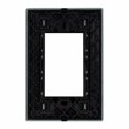thumbnail image 3 of Placa 3 Módulos Alpha Aluminio Negro Cepillado, 3 of 3