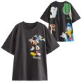 thumbnail image 1 of Camiseta de la familia de Disney para mujer, Camiseta de algodón con estampado de dibujos animados de Winnie the Pooh, Mickey Mouse, Stitch, hada Dumbo SIMBA, 1 of 4