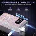 thumbnail image 3 of Taladro de uñas eléctrico CHRISTINE SHELLY recargable 35000 RPM, 3 of 9