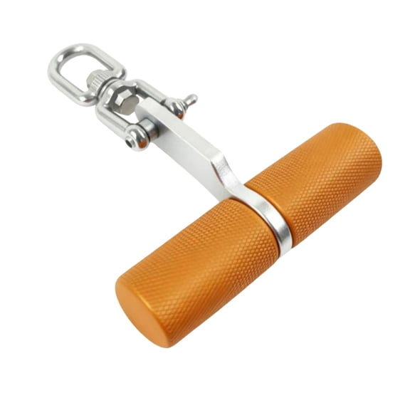 lacooooppia LAT Pulldown Bar AntiSlip Grip Versatile with Swivel Joint Cable Machine Attachment Gym Attachment Handle for Home Gym Biceps golden