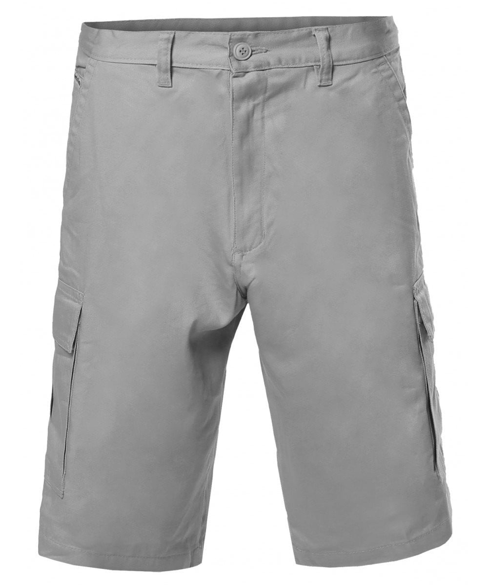 Hawks Bay Men's Cargo Shorts Flat Front MultiPockets Premium Cotton