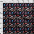 thumbnail image 3 of oneOone Viscose Jersey Black Fabric Beach Wear Diy Clothing Quilting Fabric Print Fabric By Yard 60 Inch Wide, 3 of 4