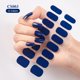 thumbnail image 1 of Pegatina de cubierta completa para uñas, lámina autoadhesiva brillante, envolturas de uñas completas simples, sin hornear, bricolaje, arte de uñas, manicura, 16 puntas, 1 of 7