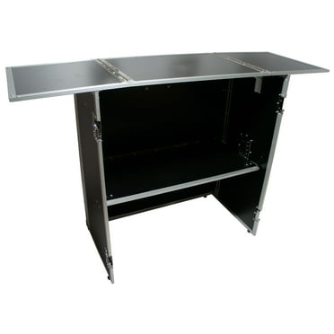 Folding DJ Table Flight Case Harmony Audio HCTABLE Portable 36" DJ