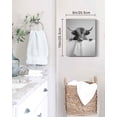 thumbnail image 4 of Funny Highland Cow Bathroom Wall Art 8x10in6pcs Framed Black and White Rustic Cute Canvas Prints for Bathroom Restroom Decor, 4 of 4