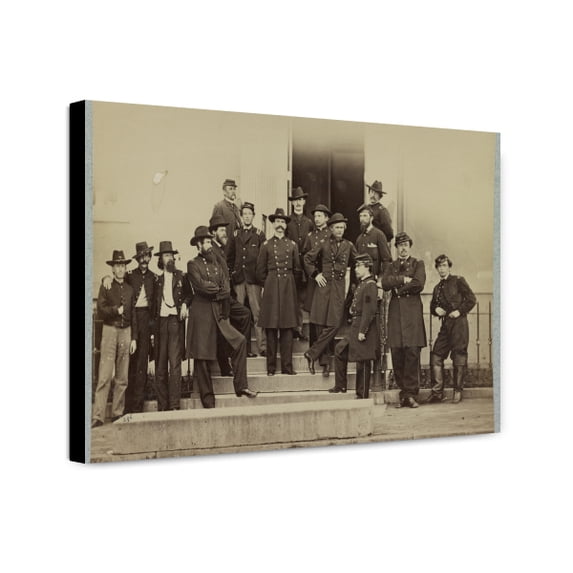 Canvas Print: Major General E. O. C. Ord And Staff, circa 1861