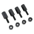 JWB4Pcs Seat Lift Mount Kits 2 Inch Black Reliable Rugged UTV Seat
