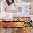 thumbnail image 4 of HELLHERO Maple Leaf Sewing Machine Pad Waterproof with Storage Cylinder Protective Mat Sewing Machine Table Mats for Ideal For Sewing Classes & Home Use, 4 of 5