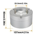 thumbnail image 2 of Cenicero de aleación de aluminio con tapa giratoria | Cenicero resistente al viento para escritorio y coche | Resistente a altas temperaturas y fácil de limpiar | Diseño moderno para casa, oficina, 2 of 6