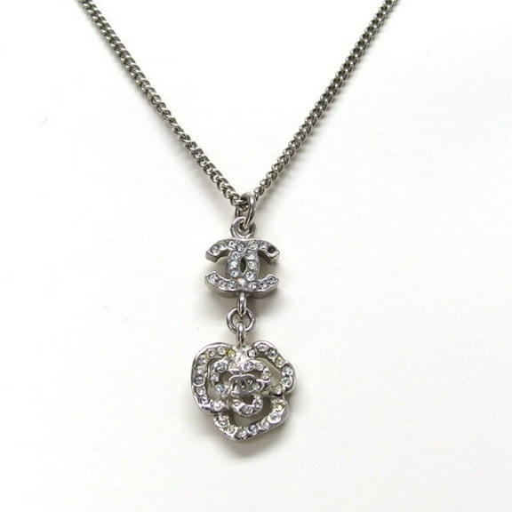 Pre-Owned Chanel Necklace 07P Swing Coco Mark Camellia (Good)
