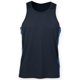thumbnail image 1 of Finden & Hales - Camiseta de deporte sin mangas Transpirable Modelo Performance Hombre caballero (Azul marino/Azul real/ Blanco), 1 of 1