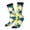 2 Black-1, variant on Lilies Flowers Print Adult Socks for Men & Women,Calf Socks, Ankle Socks,Boots Socks,Breathable Casual Sock,Unisex Crew Socks
