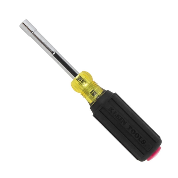 Klein Tools 6Mm Magnetic Metric Color Coded Nut Driver With Heavy Duty Hollow Shaft