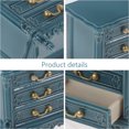 thumbnail image 3 of Accessoires de Meubles de Maison Mini Armoire Bleue 1Pcs 1.5X1.5X0.9In, 3 of 7
