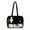 Black, variant on Kawaii Dot Itabag Tote - Clear Window Pins Display Shoulder Bag, Japanese Style Transparent Y2K Harajuku JK Handbag (10×4×7in)​