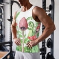 thumbnail image 5 of Cauagu Amanita Fly Agaric Print Men's Sleeveless Muscle Shirts,Tank Tops Quick Dry Workout Tank Top Gym Muscle Tee Fitness Bodybuilding T Shirt for Men-XX-Large, 5 of 7