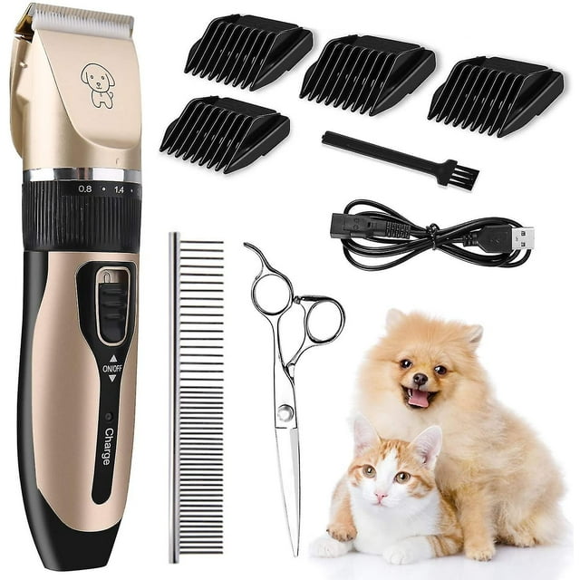 Silent Clipper, Thick Long Hair Dog Clipper, Pet Hair Clipper, Cordless Rechargeable Electric Professional Clipper For Dog, Cat, Rabbit