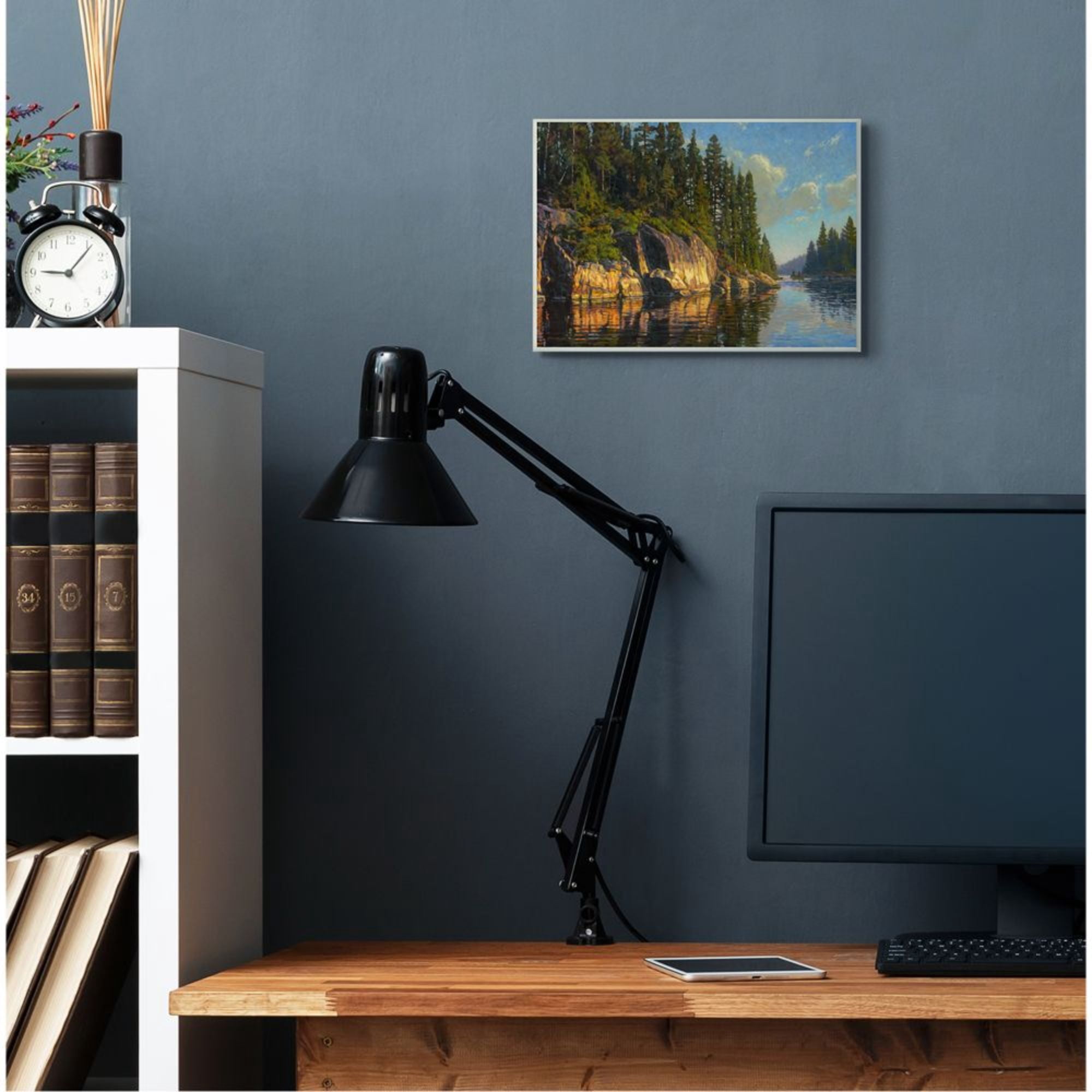 Stupell Industries Sunrise River Bank Reflective Water Painting Design by Bruce Miller