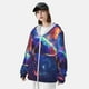 thumbnail image 3 of Fotbe Starry Sky Turtle Chaqueta con Protección Solar UPF 50+ para Hombre y Mujer, Camisa con Capucha y Bolsillos-XX-Large, 3 of 7