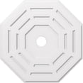 thumbnail image 1 of Ekena Millwork CMP32WN-04000 32 in. OD x 4 in. ID Square Westin Architectural Grade PVC Contemporary Ceiling Medallion, 1 of 1