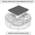 thumbnail image 6 of Slipstick CB658 Stack-Its 1 Inch Adjustable Bed Risers/Furniture Risers (Set of 8) Lifts Height 1", 2", or 3" When Stacked - Clear Heavy Duty Raisers, 6 of 6