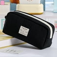thumbnail image 7 of SLYNSHome Big Capacity Pencil Case Black Large Pen Pouch Holder Bag Marker Case Stationery Storage Office Desk Organizer, 7 of 7