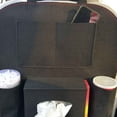 thumbnail image 3 of Felt Auto Car Back Seat Tidy Storage Pouch Buggy store; Multi-pocket Bag Multi-Pocket Sack Organizer Holder Accessory, 3 of 4