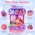 thumbnail image 2 of Mini máquina expendedora TingYuli de Claw Machine para niñas con 20 juguetes de peluche, 2 of 7