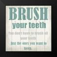 thumbnail image 2 of Allen, Kimberly 12x12 Black Modern Framed Museum Art Print Titled - Keeping Teeth, 2 of 5