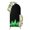 Green, Black, Lime, variant on Arch Backdrop 5 Ft, Abstract Yellow Flame Spandex Stretch Fitted Arch Cover, Round Top Chiara Arches Stand Backdrop Cover for Wedding Birthday Party Baby Shower Flickering Fire Pattern Black