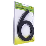 HY-KO 6 Black Floating Mount House Number 6