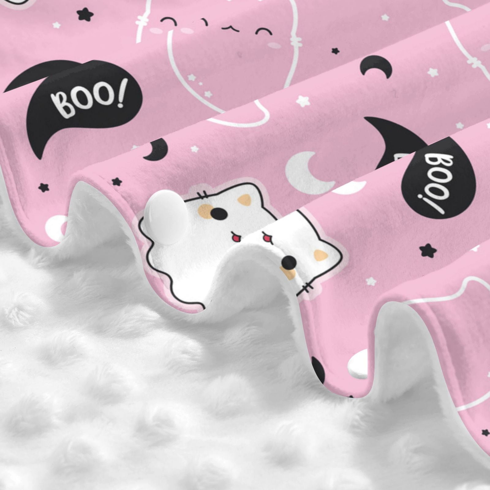 Car Seat Cover Baby - kawaii_kitten_ghosts_pattern Breathable Infant Car Seat Cover for Baby Carseat, Lightweight Comfort Baby Essentials Must Haves Newborn Stuff for Girl Boy