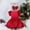 Red C, variant on AuroraX Christmas Dog Dress for Small Pets Christmas Dog Costumes for Small Dogs Skirt Bow Plaid Soft Pet Christmas Costume Apparel Red