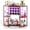 Brown Wood, variant on Wine Bar Cabinet with LED Lights, Mini Wine Bar Cart with Storage and Glass Holder, Home Bar Coffee Bar for Liquor, 3-Tier Bar Table for Kitchen, Dining Room, Living Room