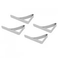 thumbnail image 1 of Uadme Pinces de Nappe, 4PCs Grande Couverture de Nappe Clips en Acier Inoxydable Antidérapant Pinces Porte-Nappe 10.5x7cm, 1 of 8