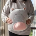 thumbnail image 4 of Squishmallows 5" Hannah The Hippo & 10" Harrison The Hippo 2-Squish Value Pack - Official Jazwares Plushes - Collectible Stuffed Animal Toy - Gift for Kids, Girls & Boys, 4 of 4