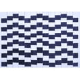 thumbnail image 1 of Ahgly Company Indoor Rectangle Abstract Blue Contemporary Area Rugs, 5' x 7', 1 of 4