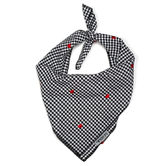 Gingham Hearts Bandana