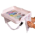 thumbnail image 5 of Disney Baby by J.L. Childress 3-IN-1 Kids Travel Tray & Tablet Holder - Car Seat Lap Tray Desk for Toddlers, Road Trip Essentials - Princess, 5 of 9