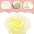 thumbnail image 3 of Uxcell 5.5" x 5.5 Yards Borde de Organza con Volantes Plisados Iridiscente Cinta de Encaje para Manualidades DIY Vestido Ropa Regalo Decoración del Hogar, Amarillo, 3 of 6