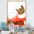 thumbnail image 1 of Designart Christmas Holiday Fancy Santa Claus VI Traditional Floating Frame Wall Art, 1 of 4