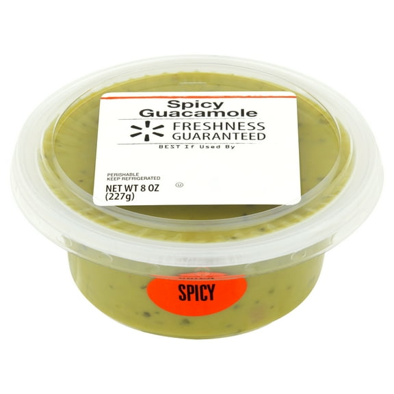 Freshness Guaranteed Guacamole, Spicy, 8 oz Tub