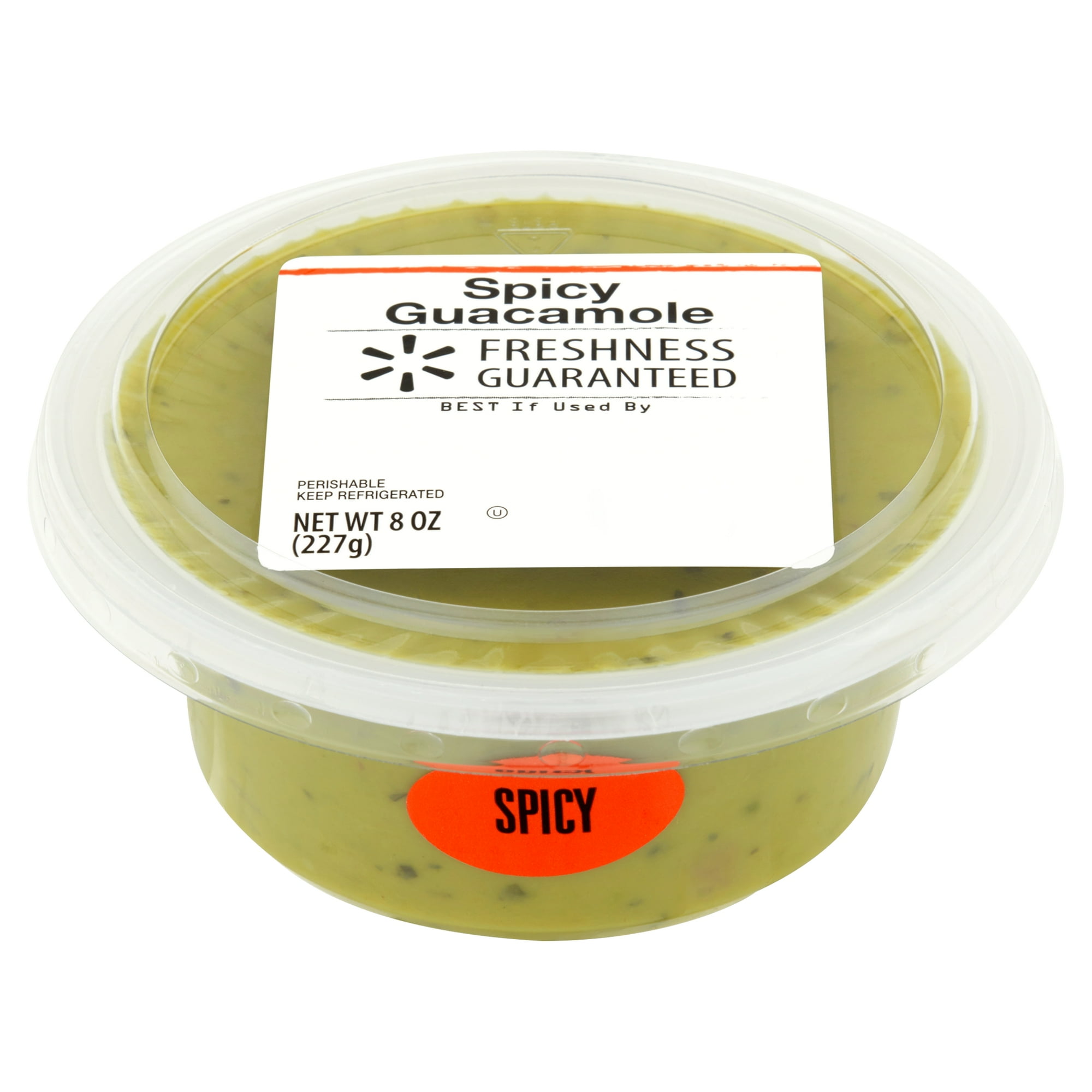 Freshness Guaranteed Spicy Guacamole, 8 oz Tub