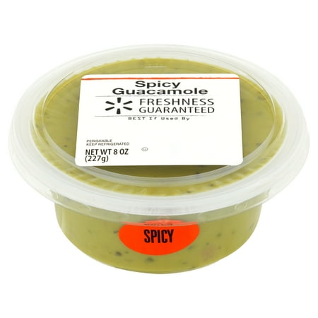 Freshness Guaranteed Spicy Guacamole, 8 oz Tub