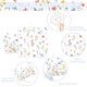 thumbnail image 4 of Decoraciones de fiesta LINHAXM Baby Shower con flores silvestres para 20 personas, 4 of 7